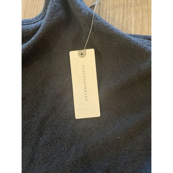 By Anthropologie Black Cutout Mini‎ Dress Size Medium MSRP $78 NWT - Picture 3 of 11